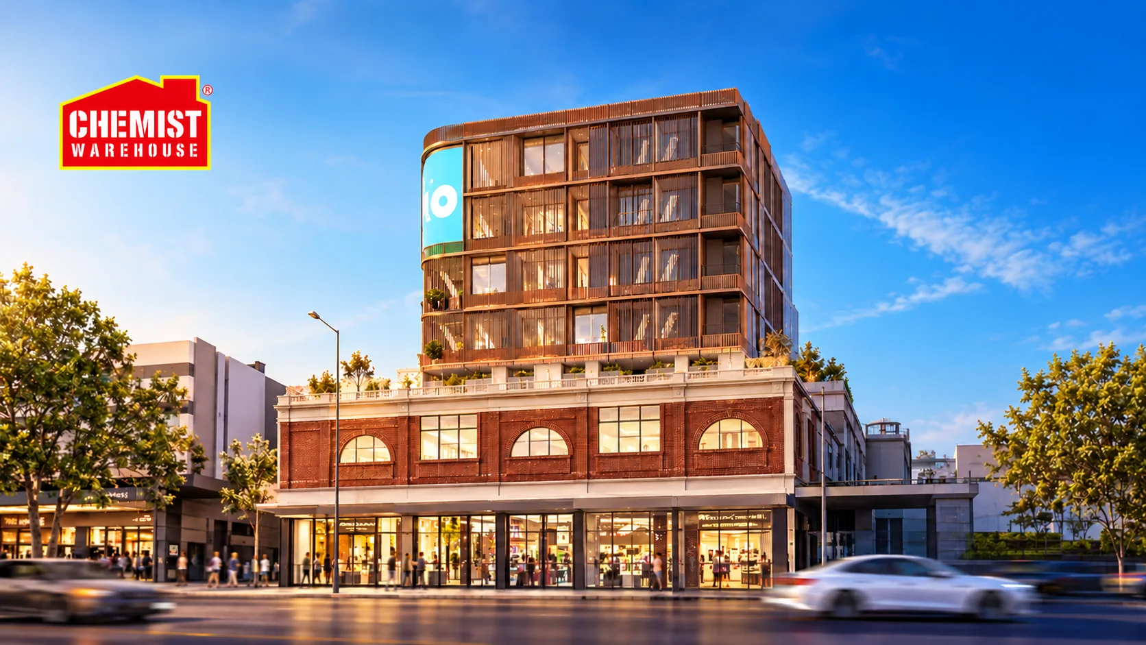Proposed seven-storey mixed-use development at the corner of Chapel Street and Toorak Road in South Yarra, Melbourne.