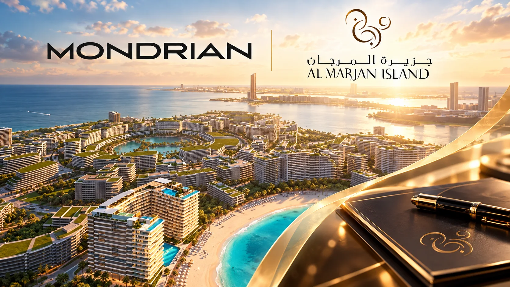 Featured image of Mondrian Al Marjan Island Beach Residences in Ras Al Khaimah.