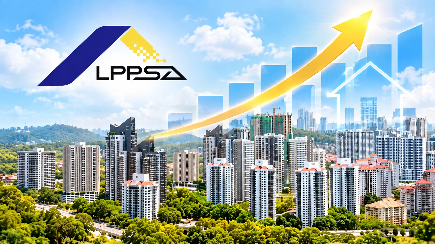 High-rise residential buildings forming part of an urban property landscape in Malaysia.