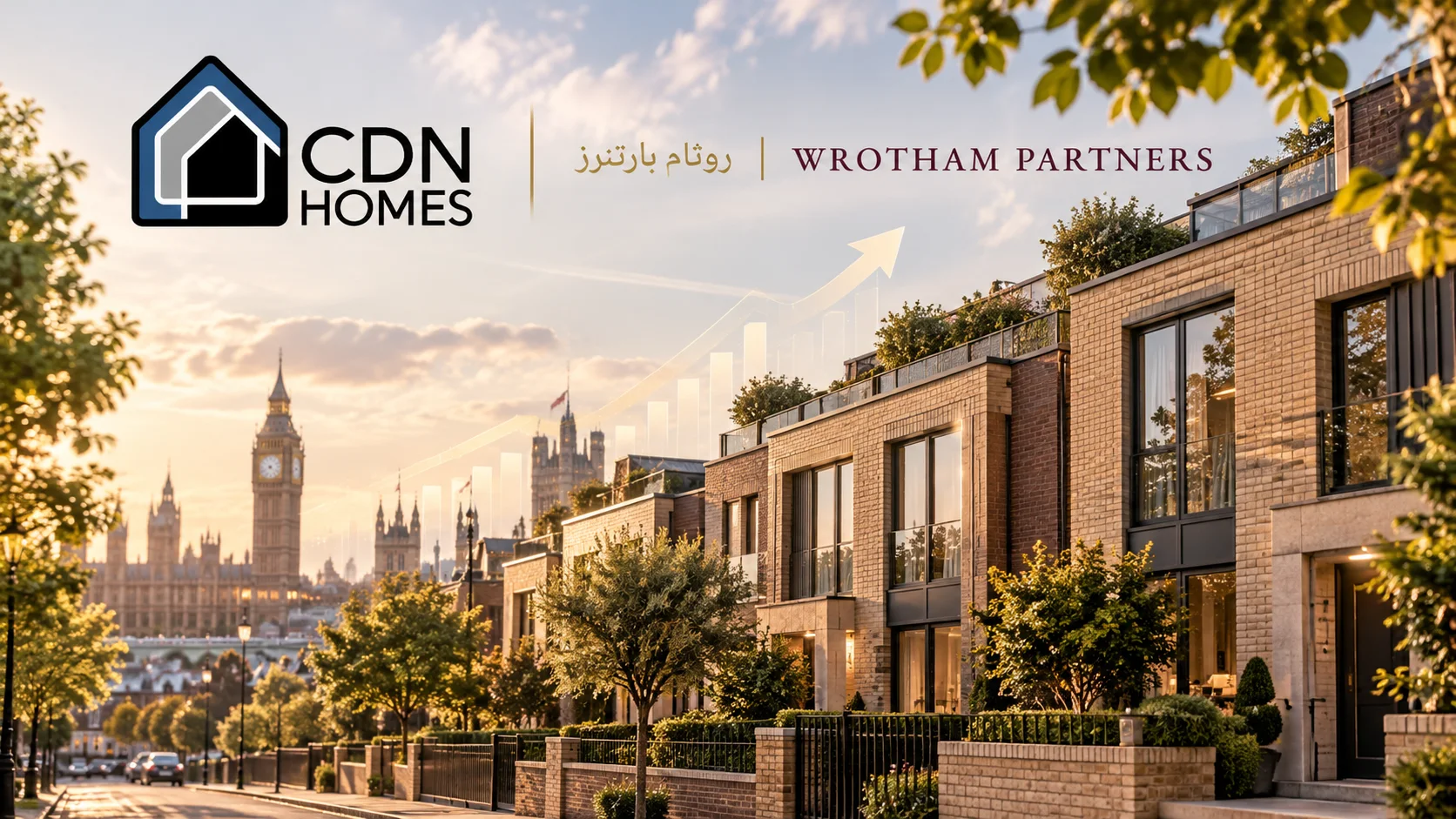 CDN Homes residential property operations in London, supported by AED 40 million in growth capital from Gulf family offices.