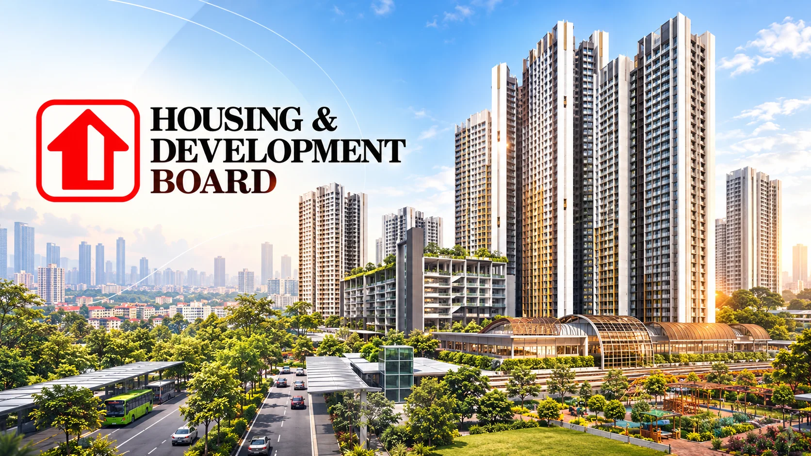 an upcoming residential development featuring five high-rise blocks near Caldecott MRT station in Singapore.