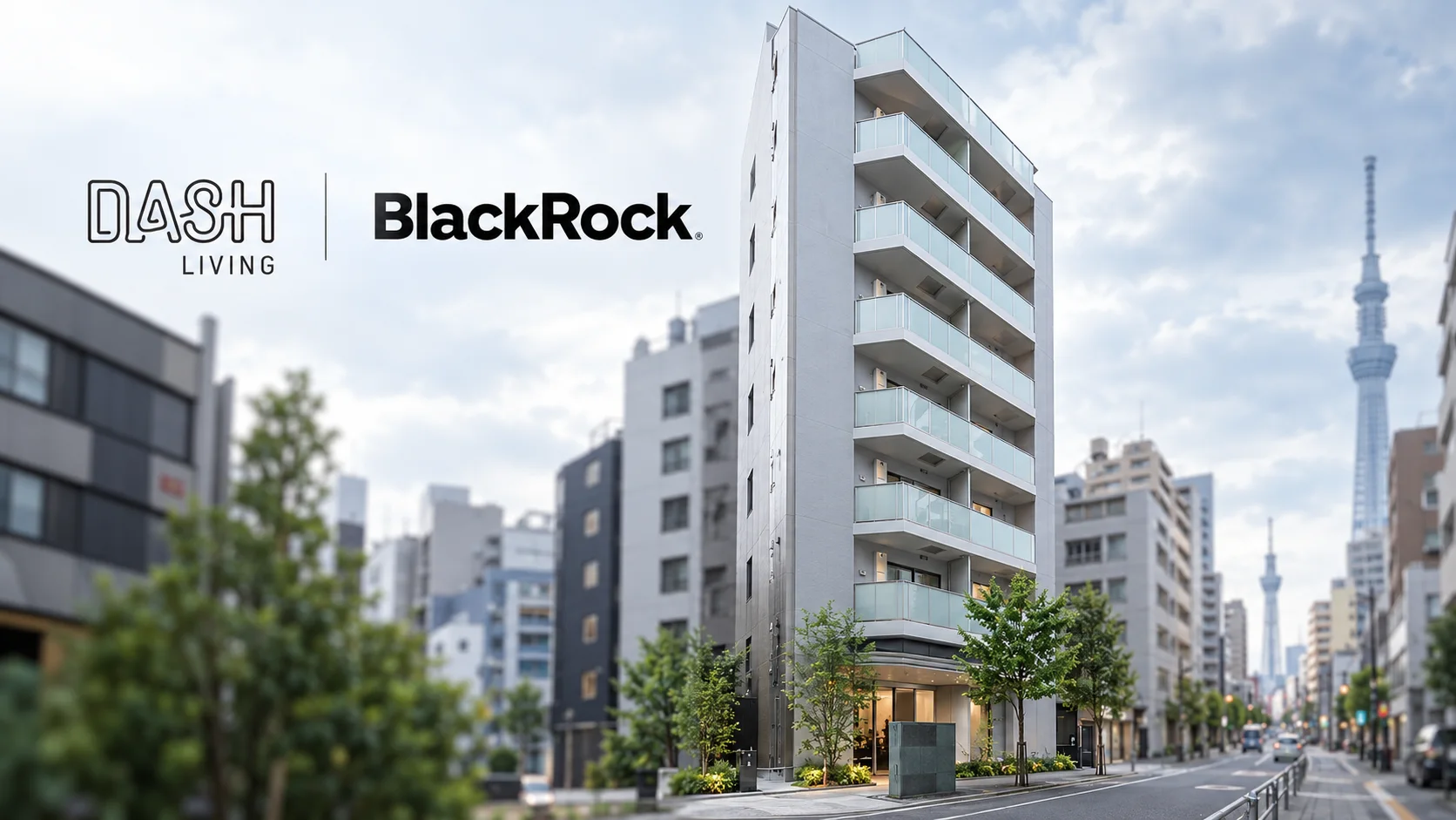 Dash Living Kinshicho residential building near Kinshicho Station in Tokyo.